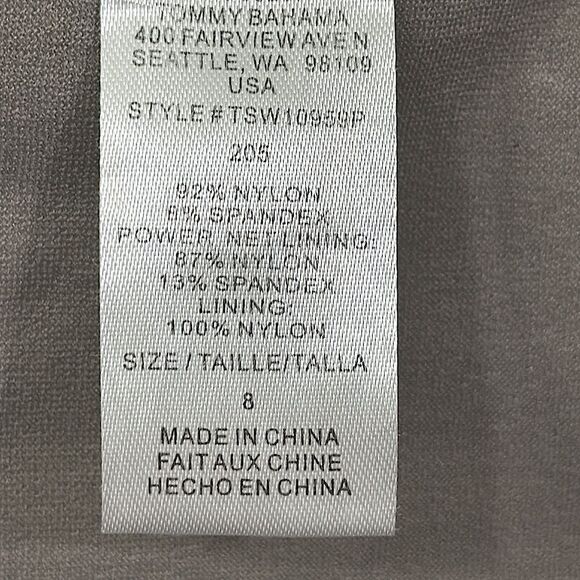 Tommy Bahama Swimsuit Size 8 Python Front Twist - Picture 16 of 16